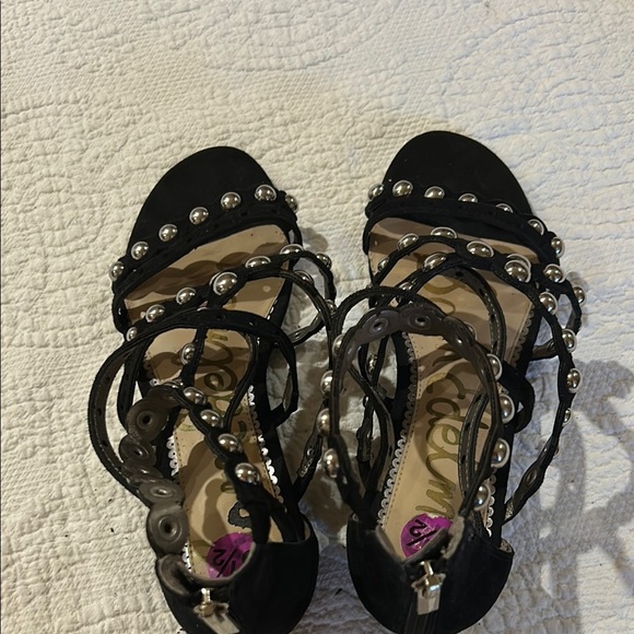 Sam Edelman Black Dustee Gladiator Sandals with Studded Straps. Size 8.5 - Picture 12 of 14